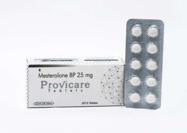 Mesterolone BP 25mg - Provicare Tablets
