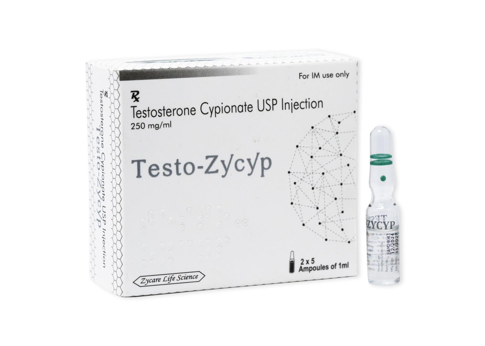 Zycare Life Testosterone Cypionate inection 250mg