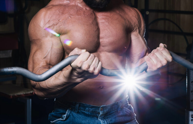 Bodybuilder After Taking Drostanolone