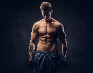 Bodybuilder With Muscle Definition