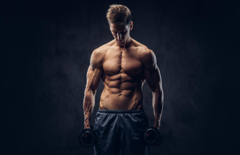 Bodybuilder With Muscle Definition