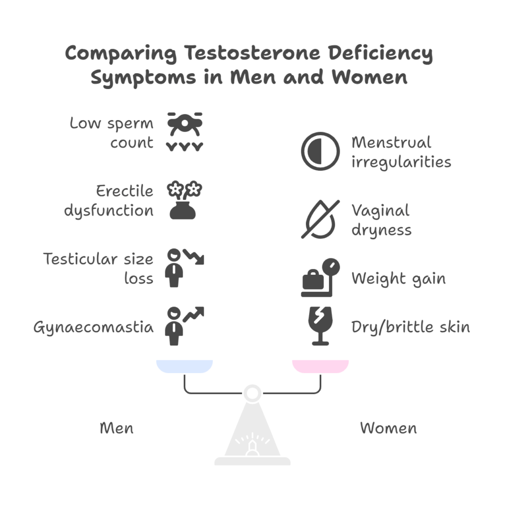 Testosterone Deficiency Syndromes in Men & Women