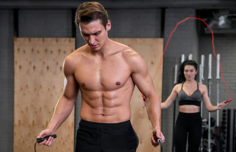 Athlete Showcasing a Lean Well-defined Physique