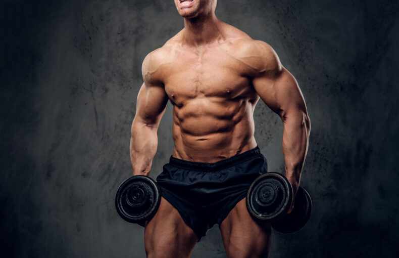 Bodybuilder After Using Nandrolone
