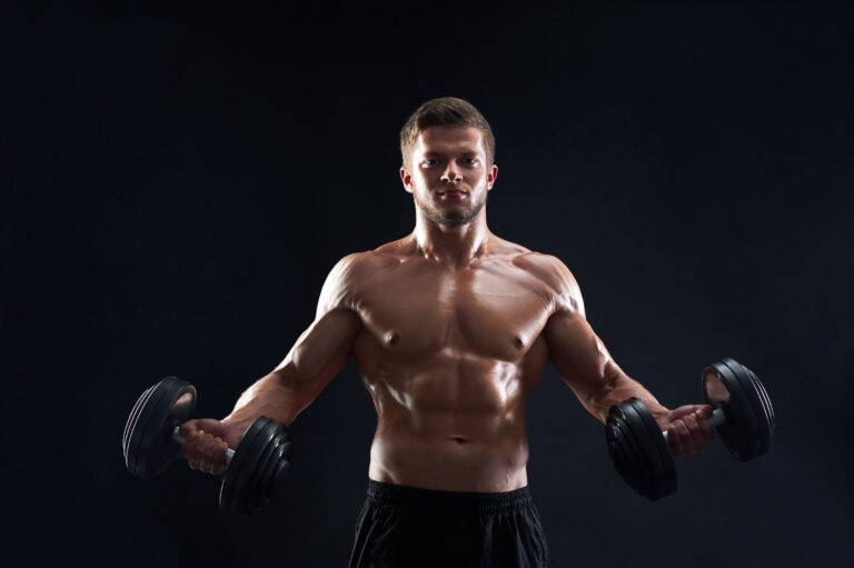 Bodybuilder After Using Steroids