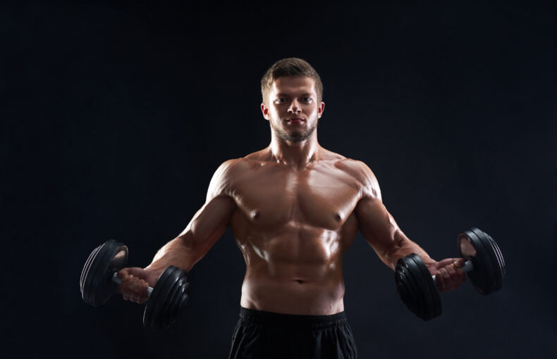 Bodybuilder After Using Steroids