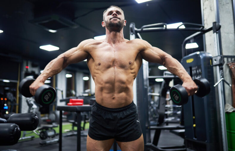 Bodybuilder After Using Steroids from Crown Pharma