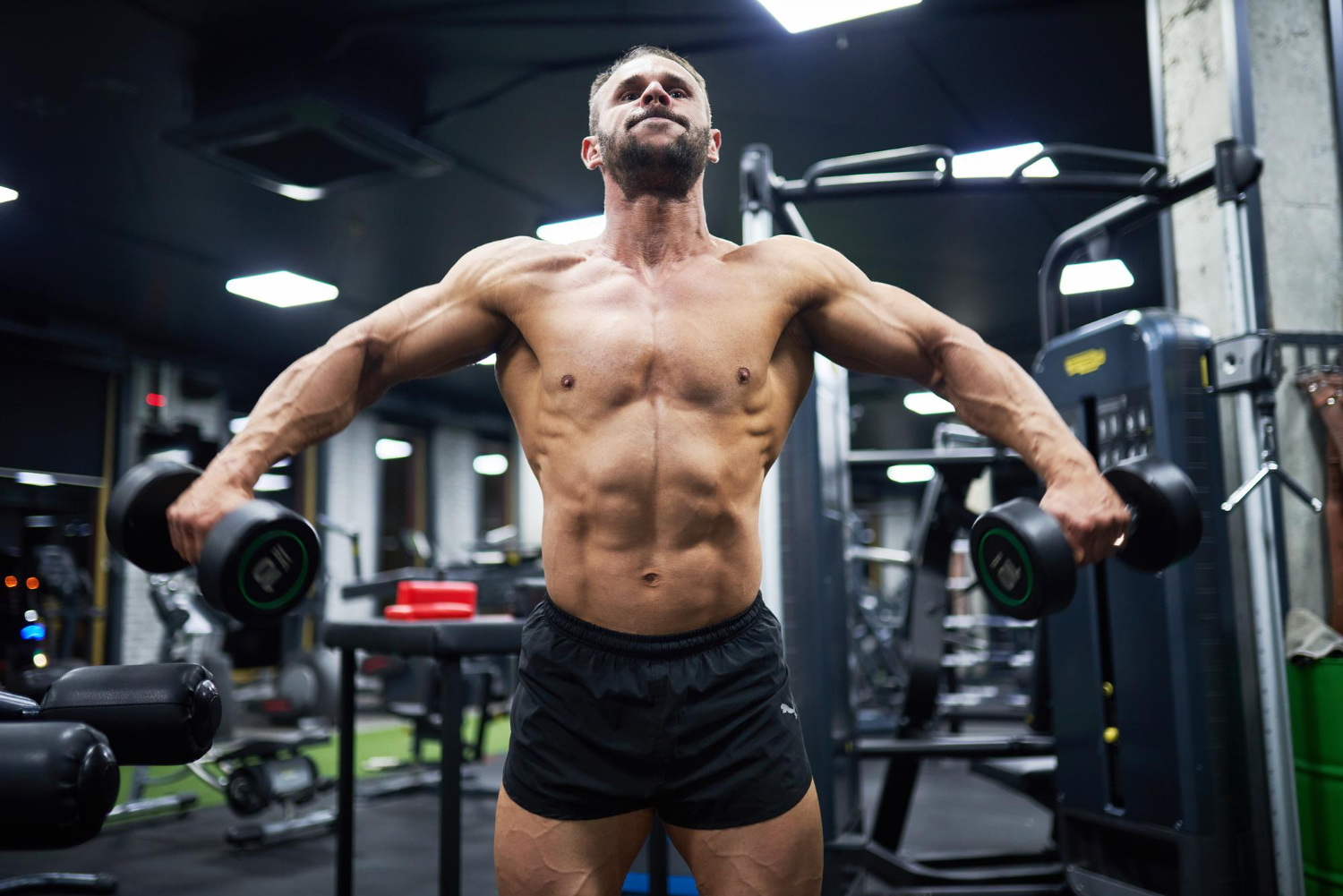 Bodybuilder After Using Steroids from Crown Pharma