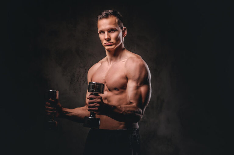 Bodybuilder After Using Turinabol