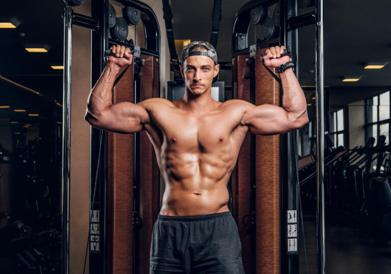 Bodybuilder During a Mass-building Cycle