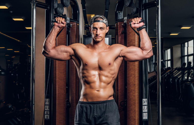 Bodybuilder During a Mass-building Cycle
