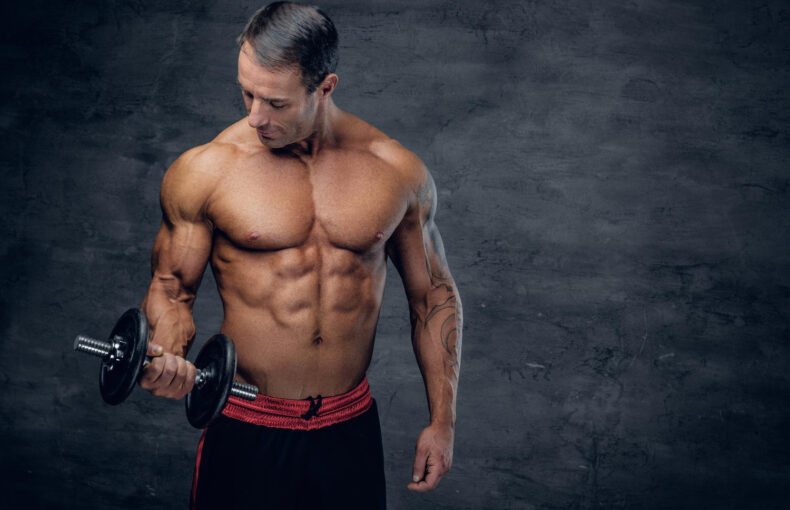 Bodybuilder on Steroid Cycle