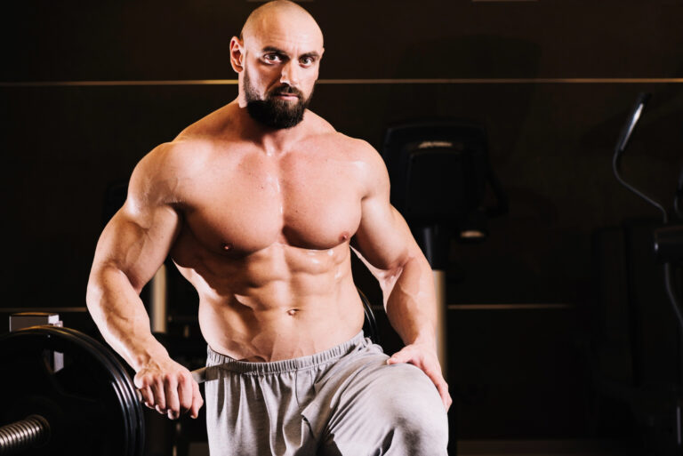 Bodybuilder with Mass Gains