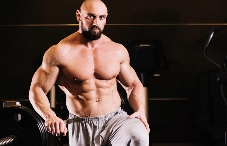 Bodybuilder with Mass Gains