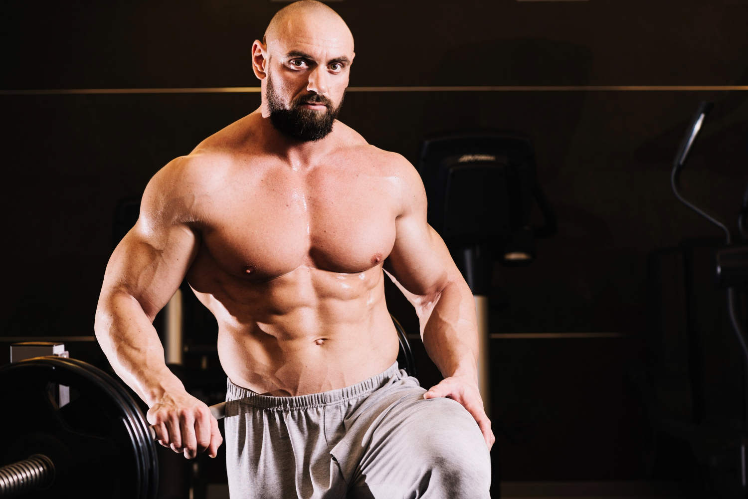 Bodybuilder with Mass Gains