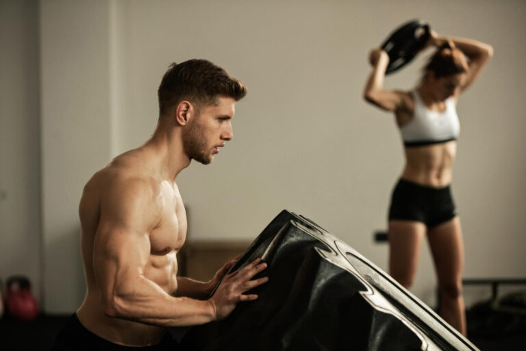 Bodybuilder After Using Nandrolone