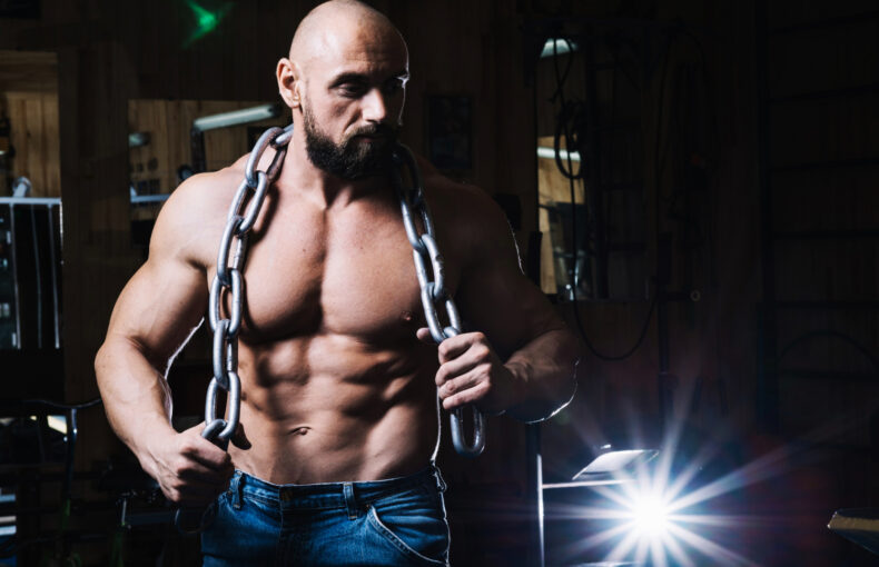 Bodybuilder During Bulking Cycle