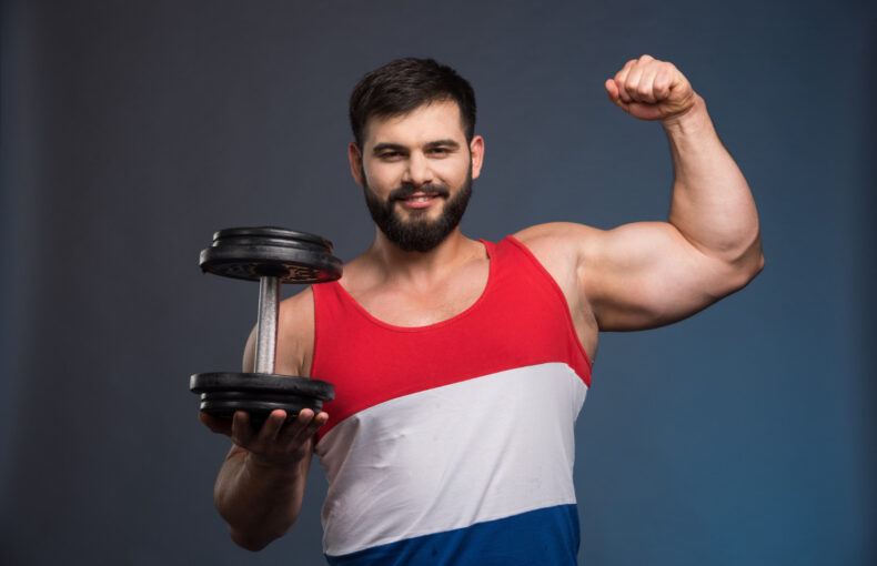 Bodybuilder on Winstrol Cycle